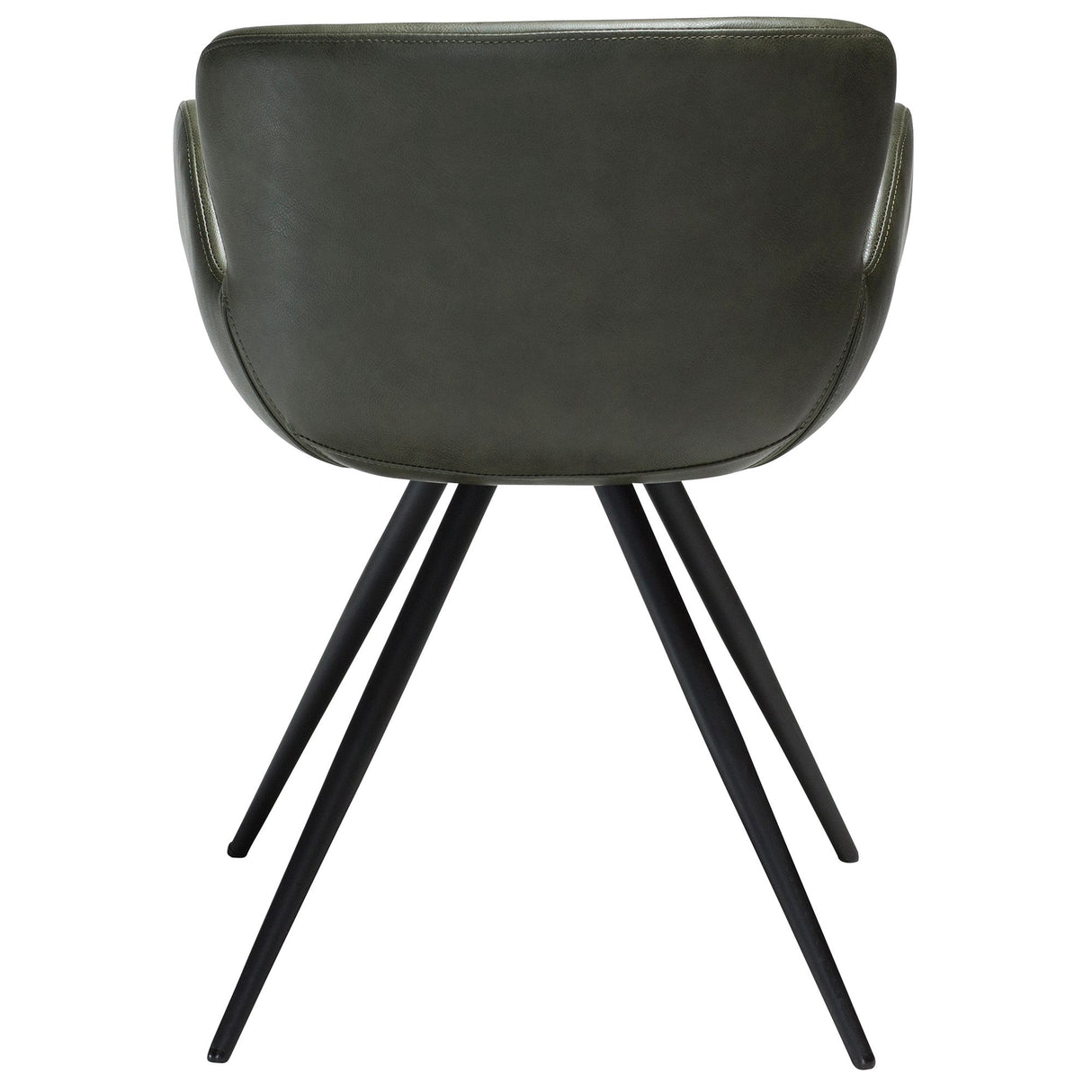 Gaia Stol Vintage Green Art.Leather, Black