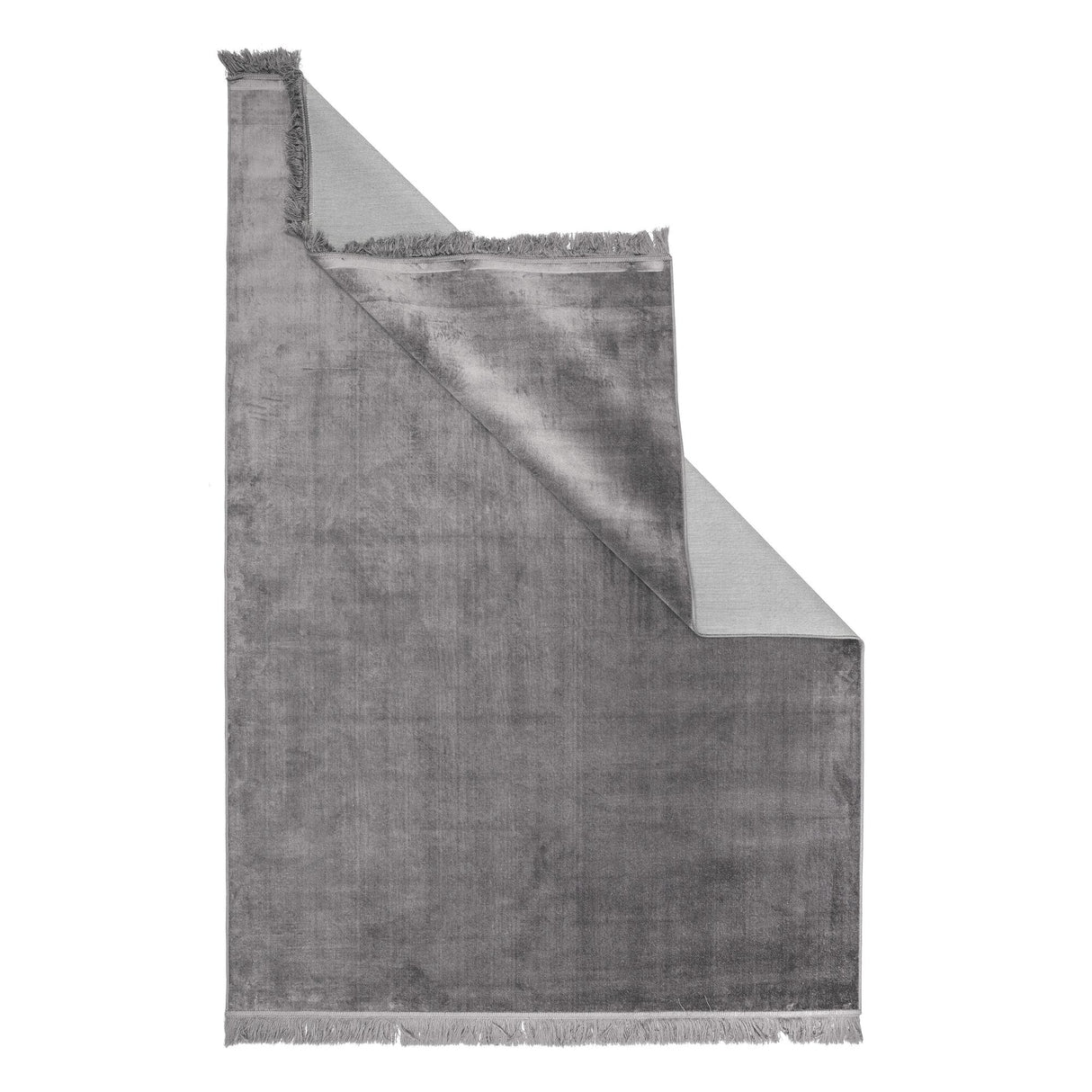 Mona Konstsilkesmatta Mörkgrå