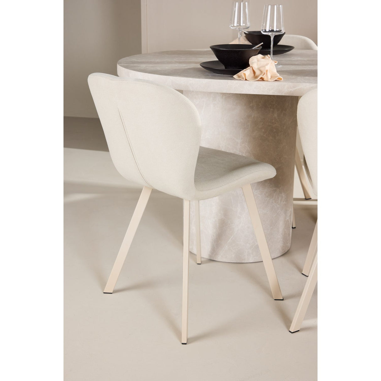 Narvik, Lilja Oval matgrupp Beige, Beige, 200 x 100