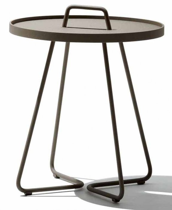 On The Move Sidobord Stor Taupe