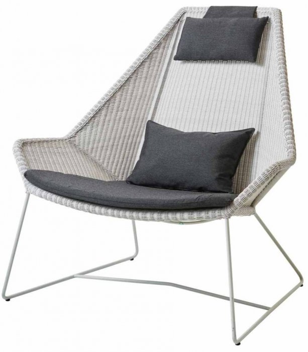 Breeze Högryggad Fåtölj Vit