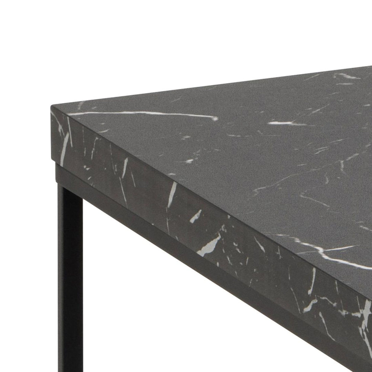 Vesterbro Soffbord 110x55 cm Svart Marquina