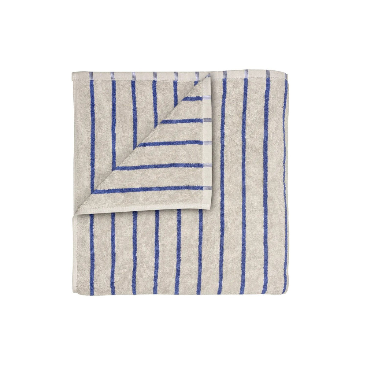 Arto bath towel 140 x 70 cm Badhandduk Moonbeam/Mazarine Blue, Små linjer