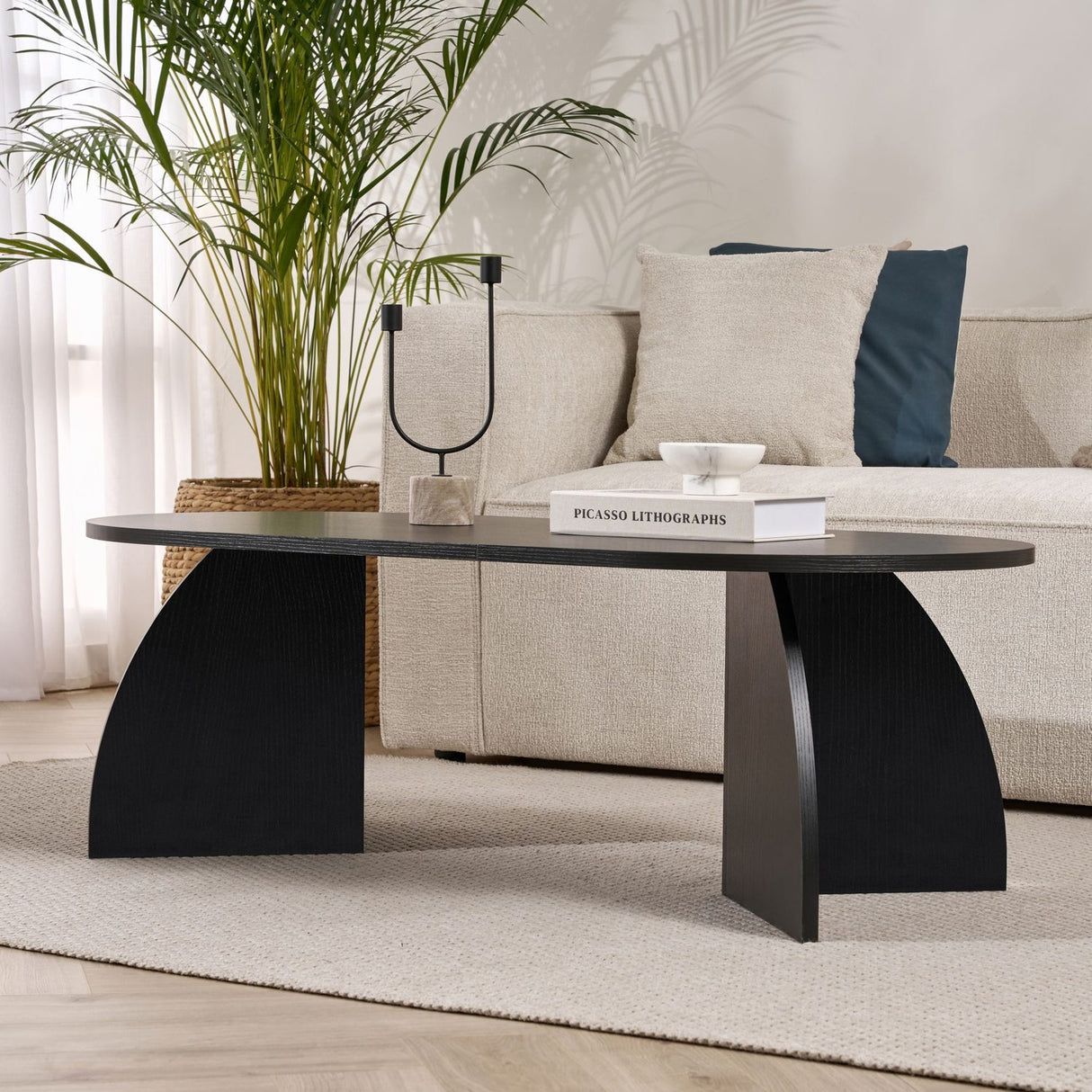 Casta Soffbord Wood Black