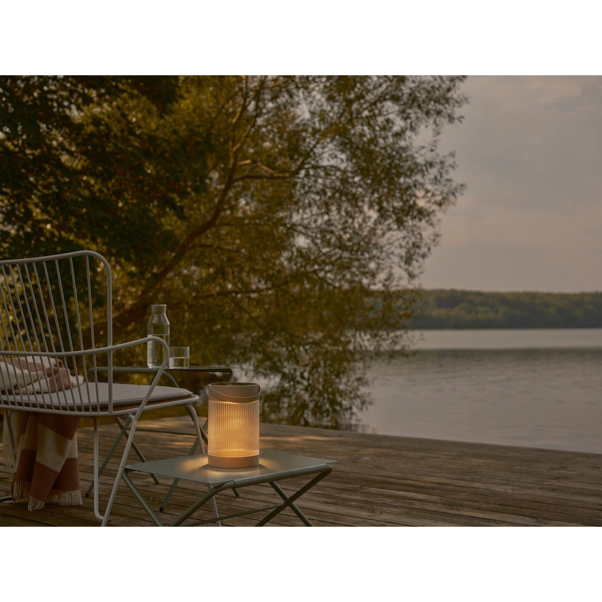 Coupar Solcell Uppladdningsbar Lampa Sand