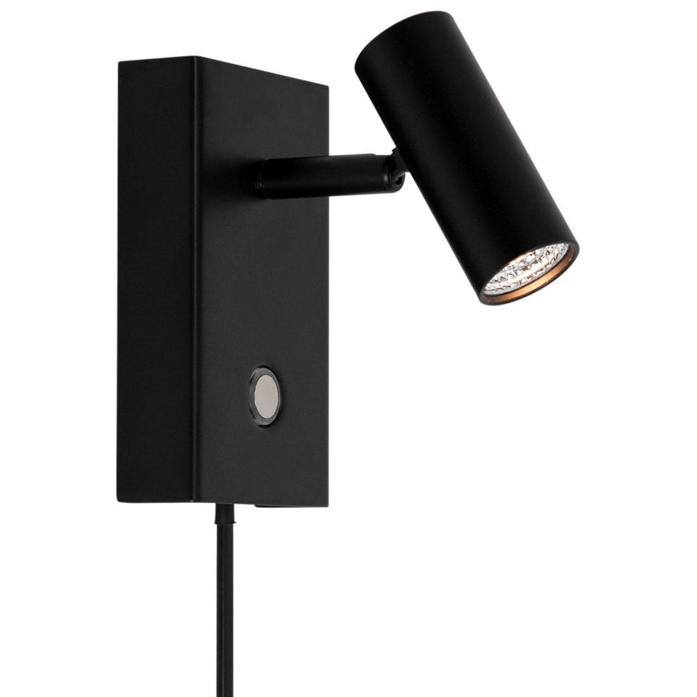 Omari Vägglampa Svart