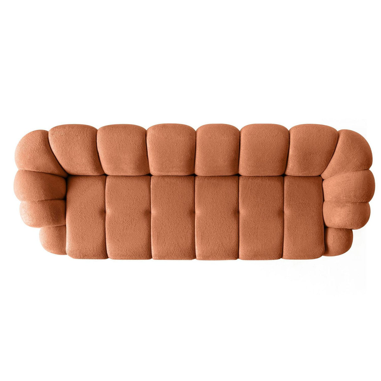 Octavio (268 x 70 x 80 cm) 4-sits soffa Kakelröd