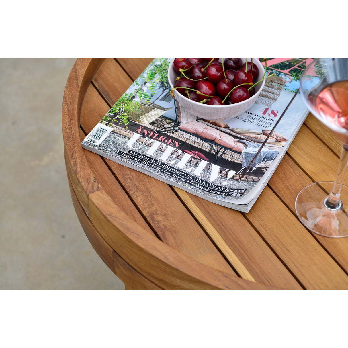 Himmelsnäs Brickbord Ø60 cm Brun