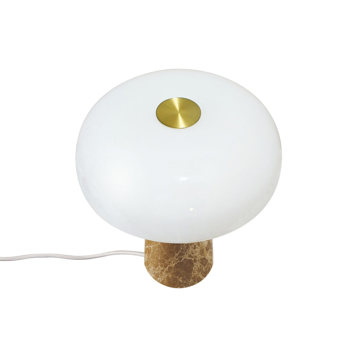 Glossy Bordslampa Beige