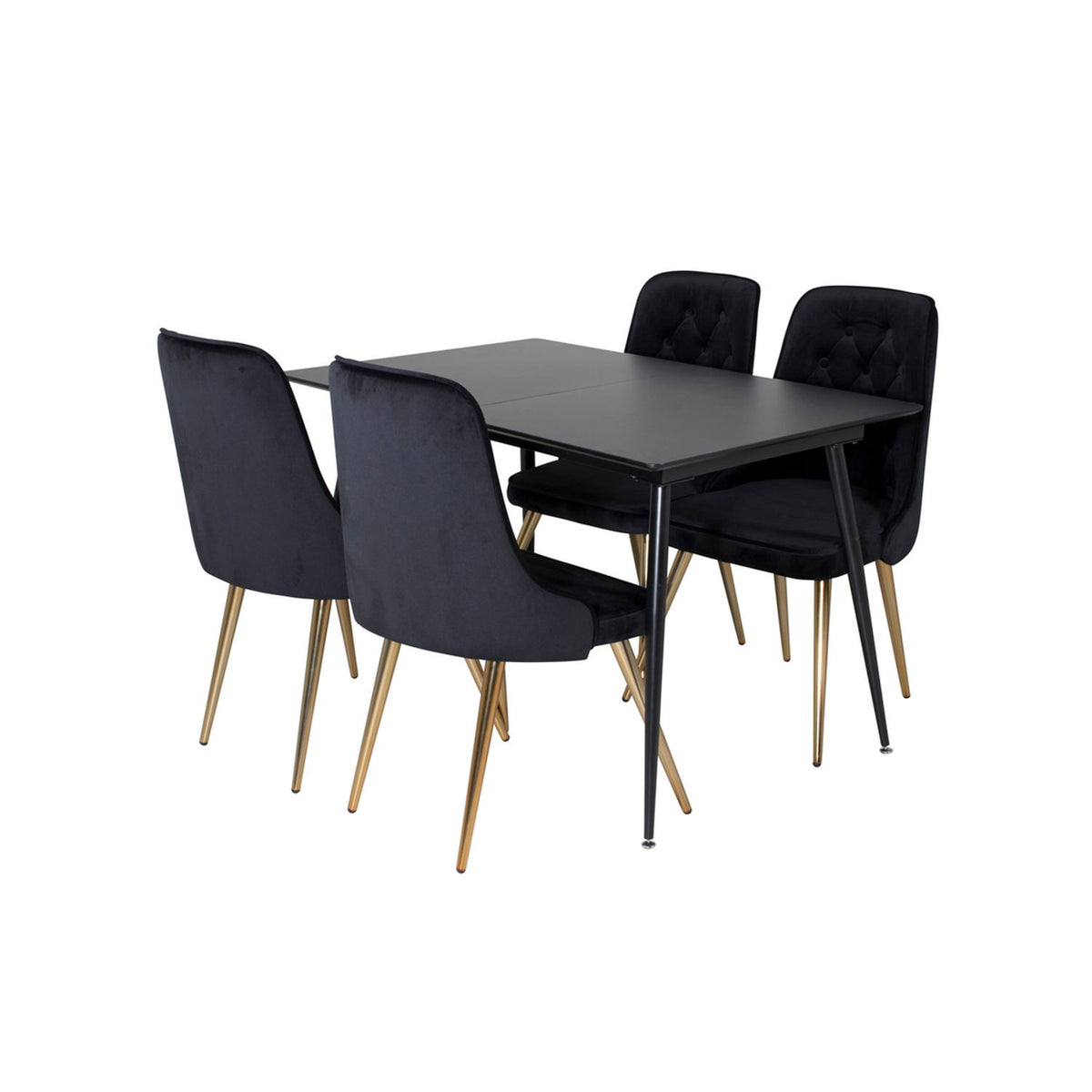 Silar, Velvet Deluxe Rektangulär matgrupp