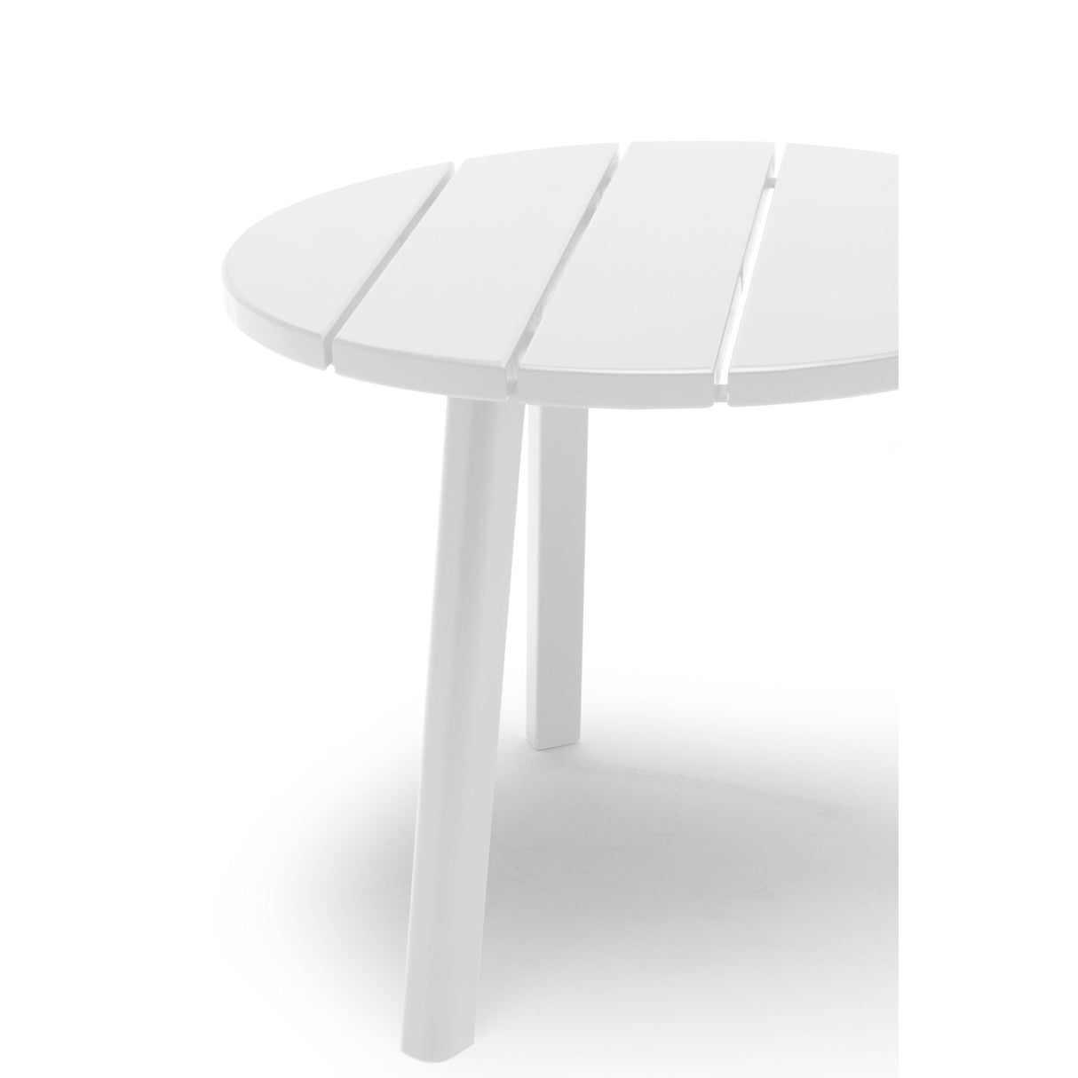 Tennessee Utesidobord Ø50 cm Vit