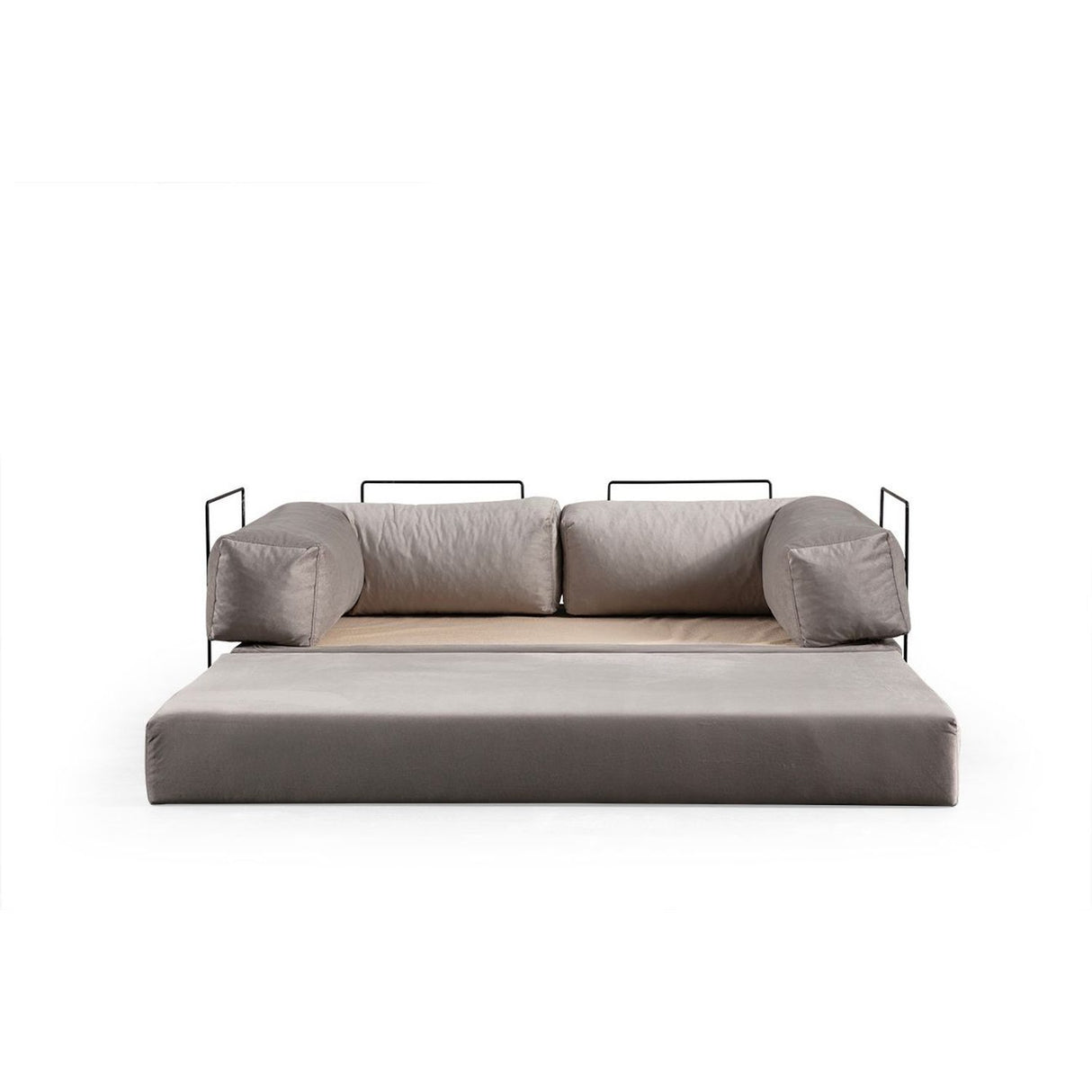 Tropea 2-sits bäddsoffa Ljusgrå