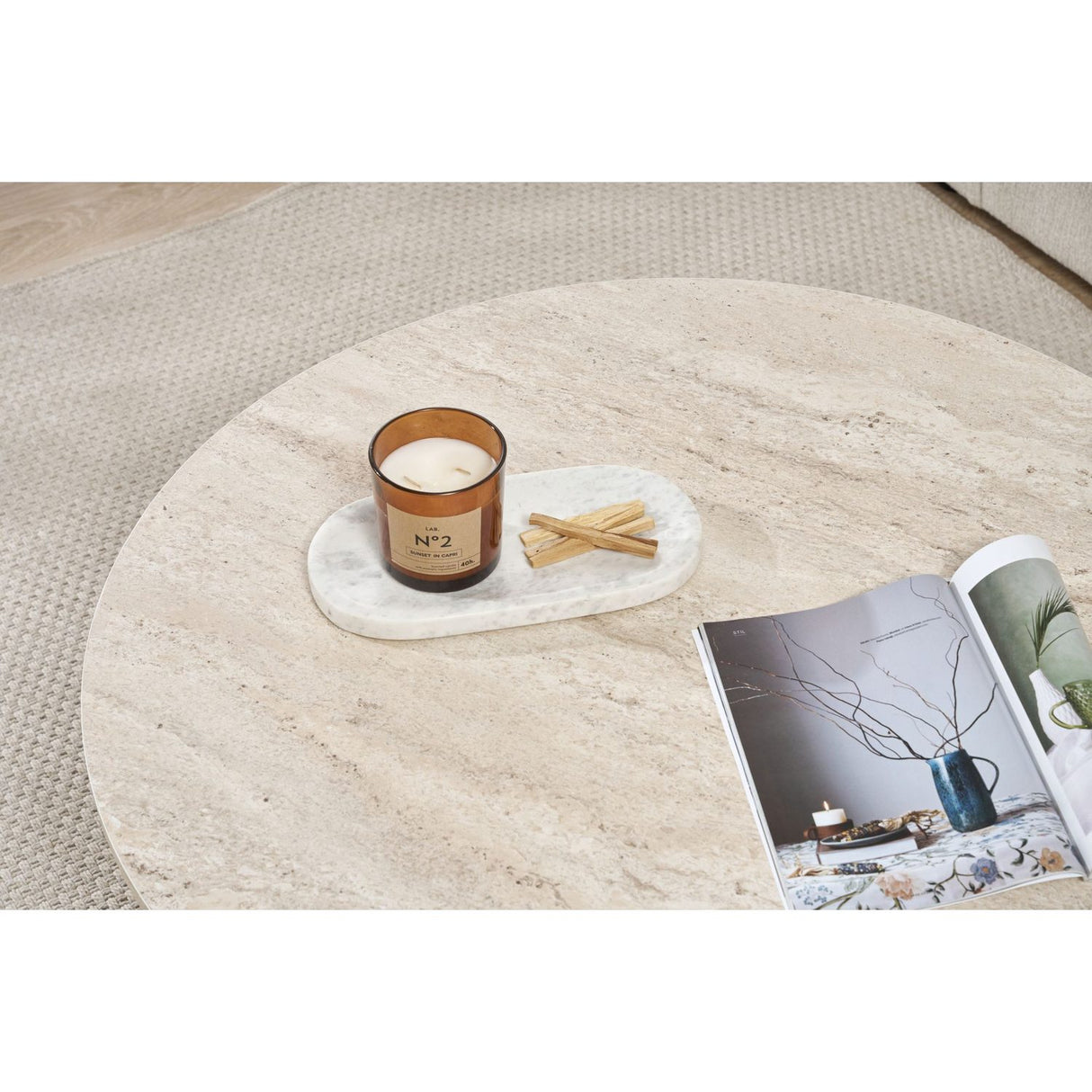 Nellie Soffbord Travertine