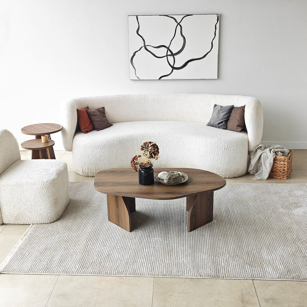 Nova (100 x 35 x 60 cm) Soffbord Valnöt