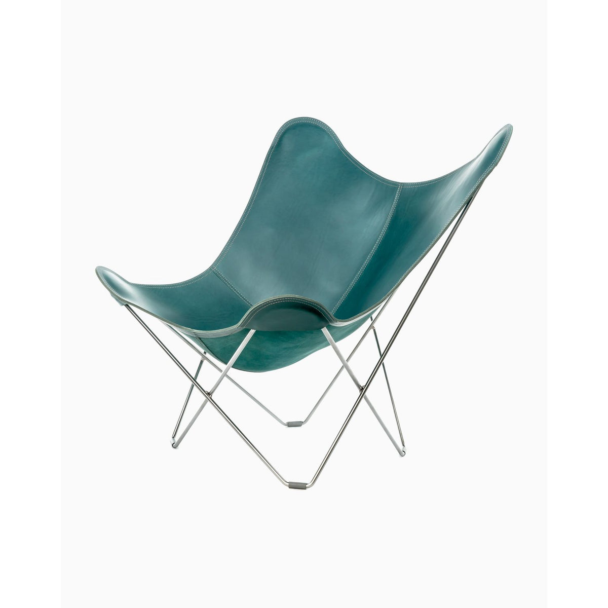 Pampa Mariposa Fåtölj Krom, Ocean Blue