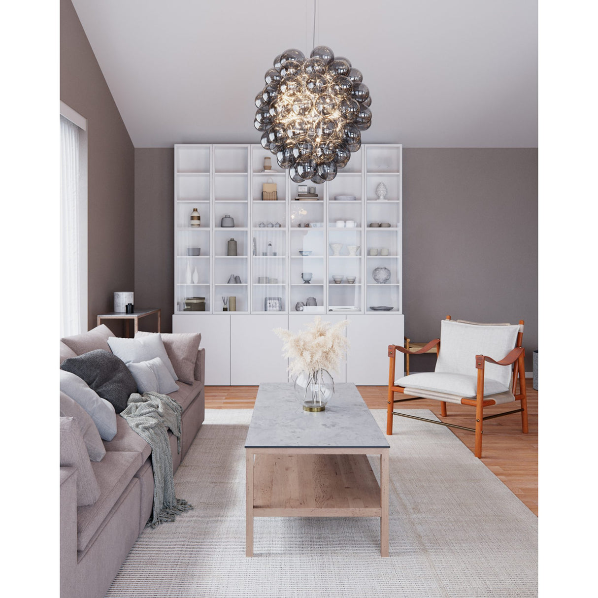 Deluxe Taklampa Grå