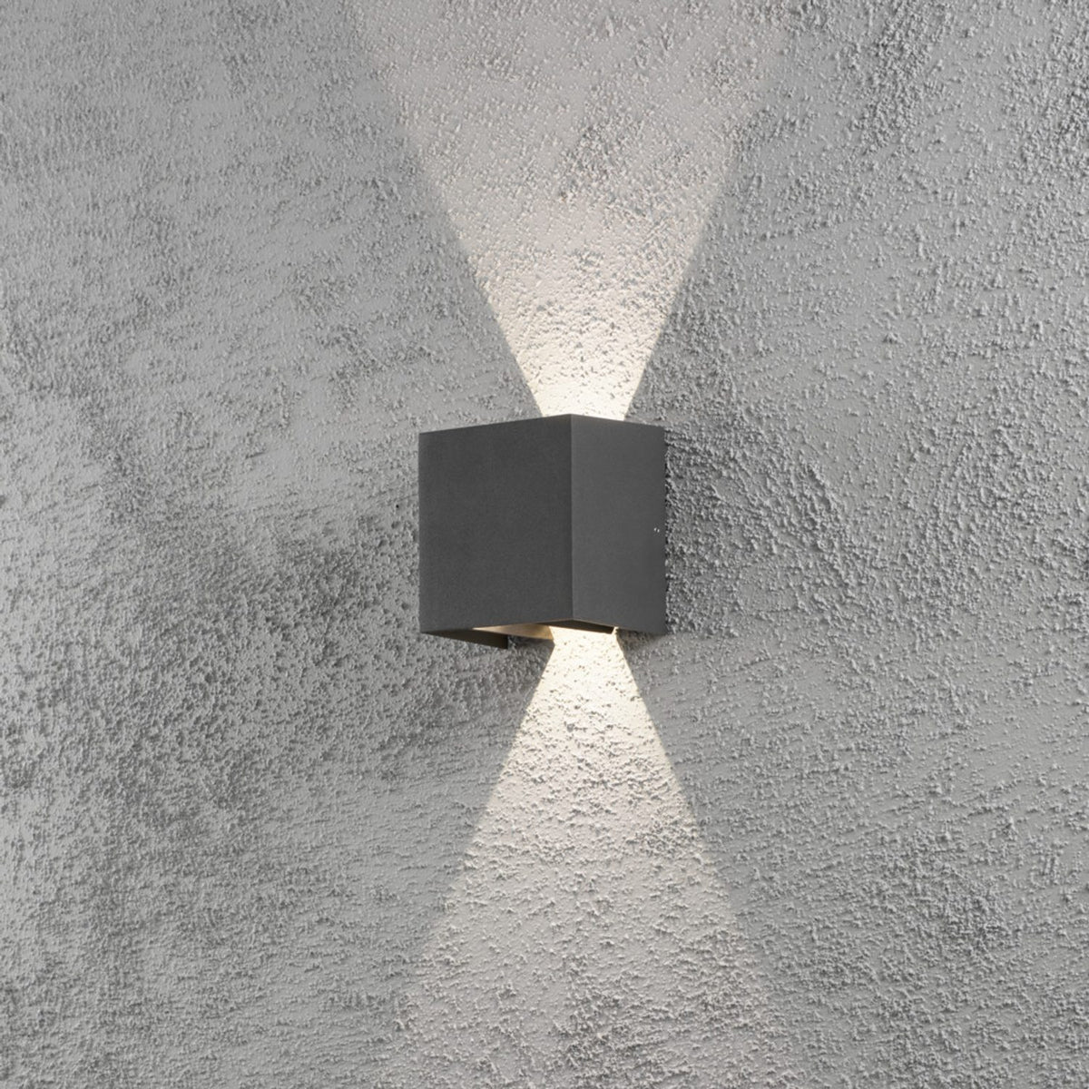 Cremona HP-LED 2x3W 13.5 cm Vägglampa Ute Antracit
