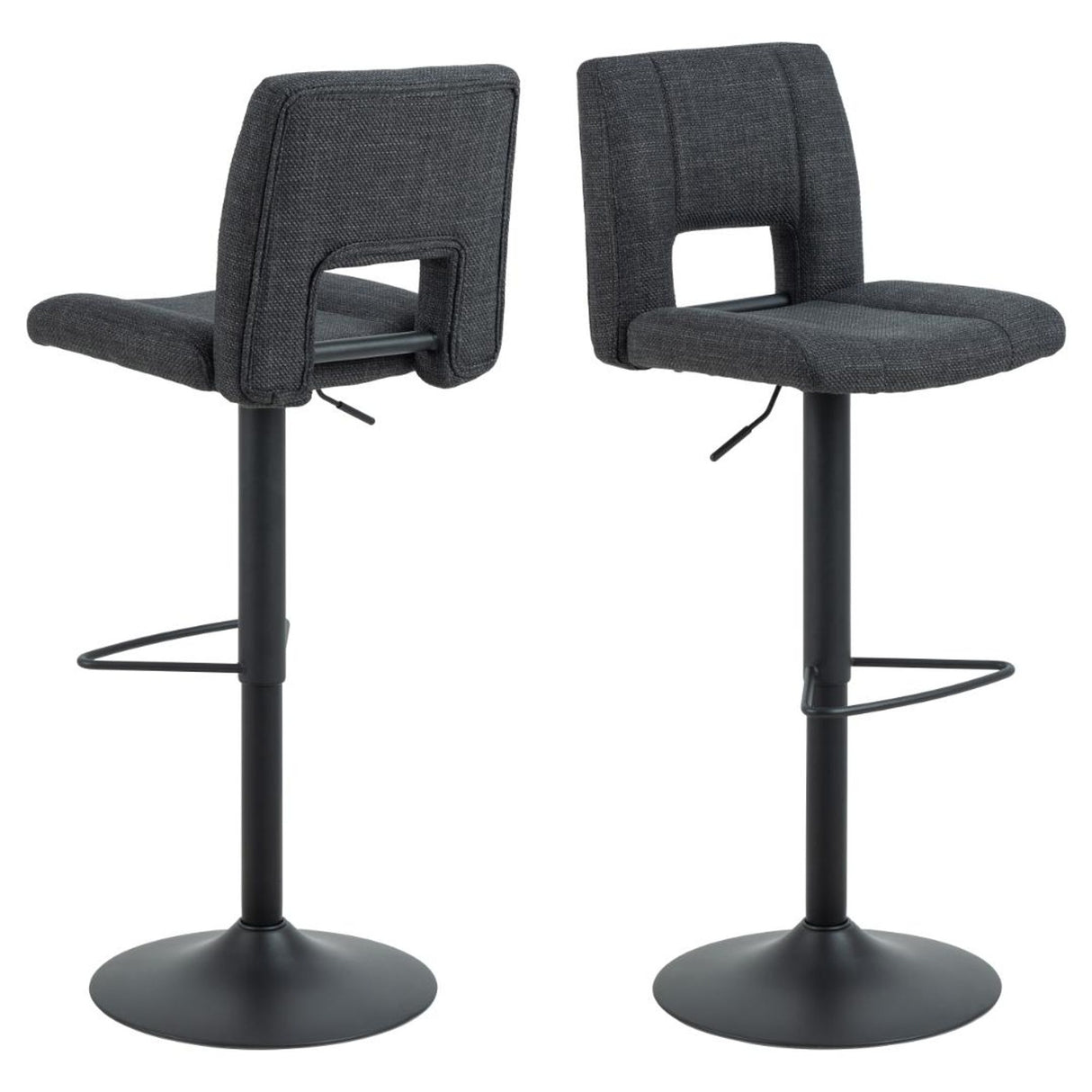 Strasbourg Barstol Basel Mörkgrå