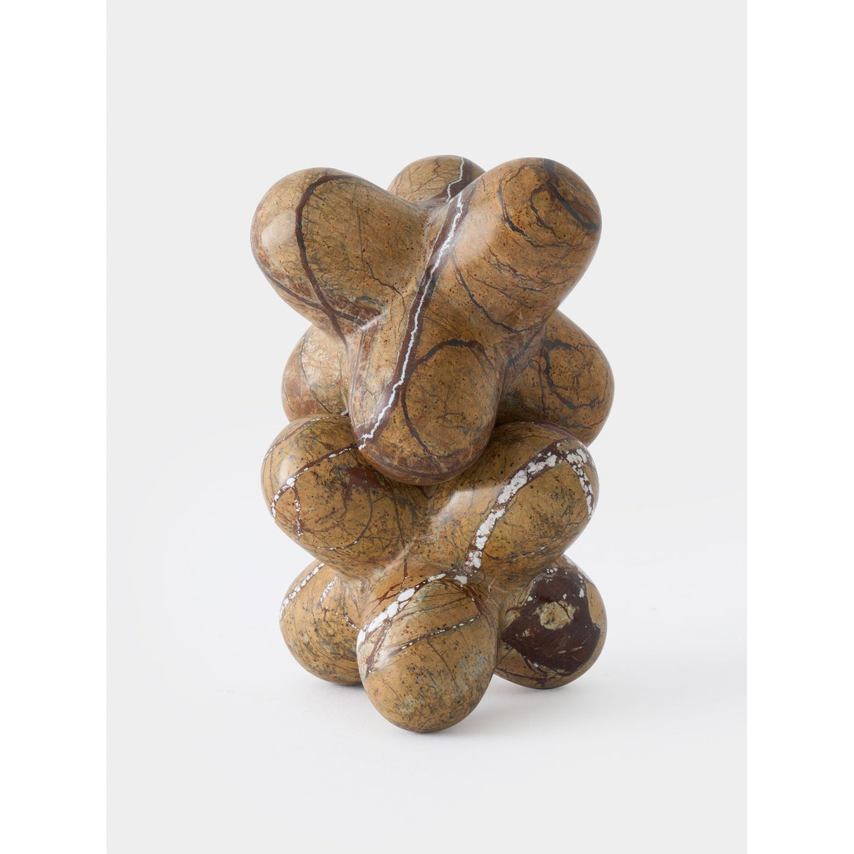 Jack Skulptur Forest Brown Marble