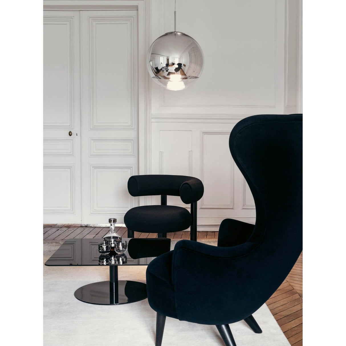 Mirror Ball Pendellampa LED Silver, 50 cm