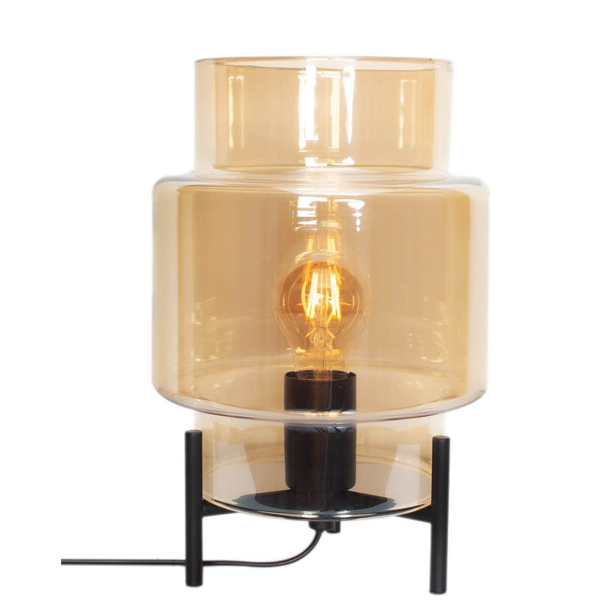 Ebbot Bordlampa 29 cm Amber