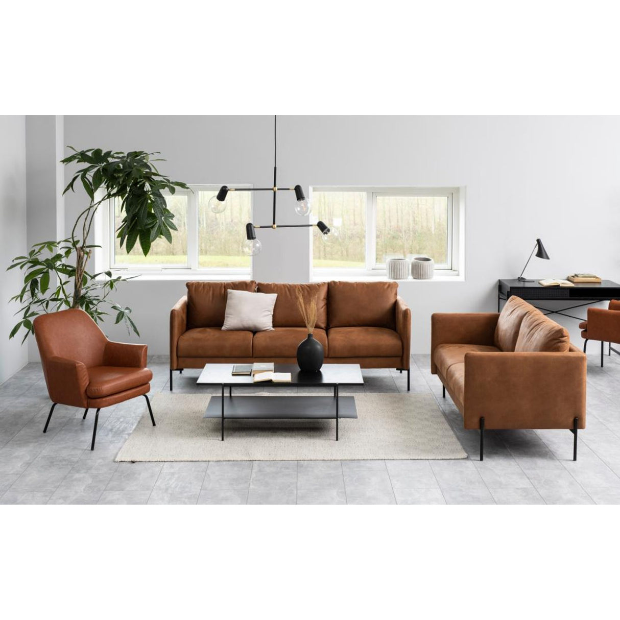 Paddington Soffbord 115x60 cm Svart