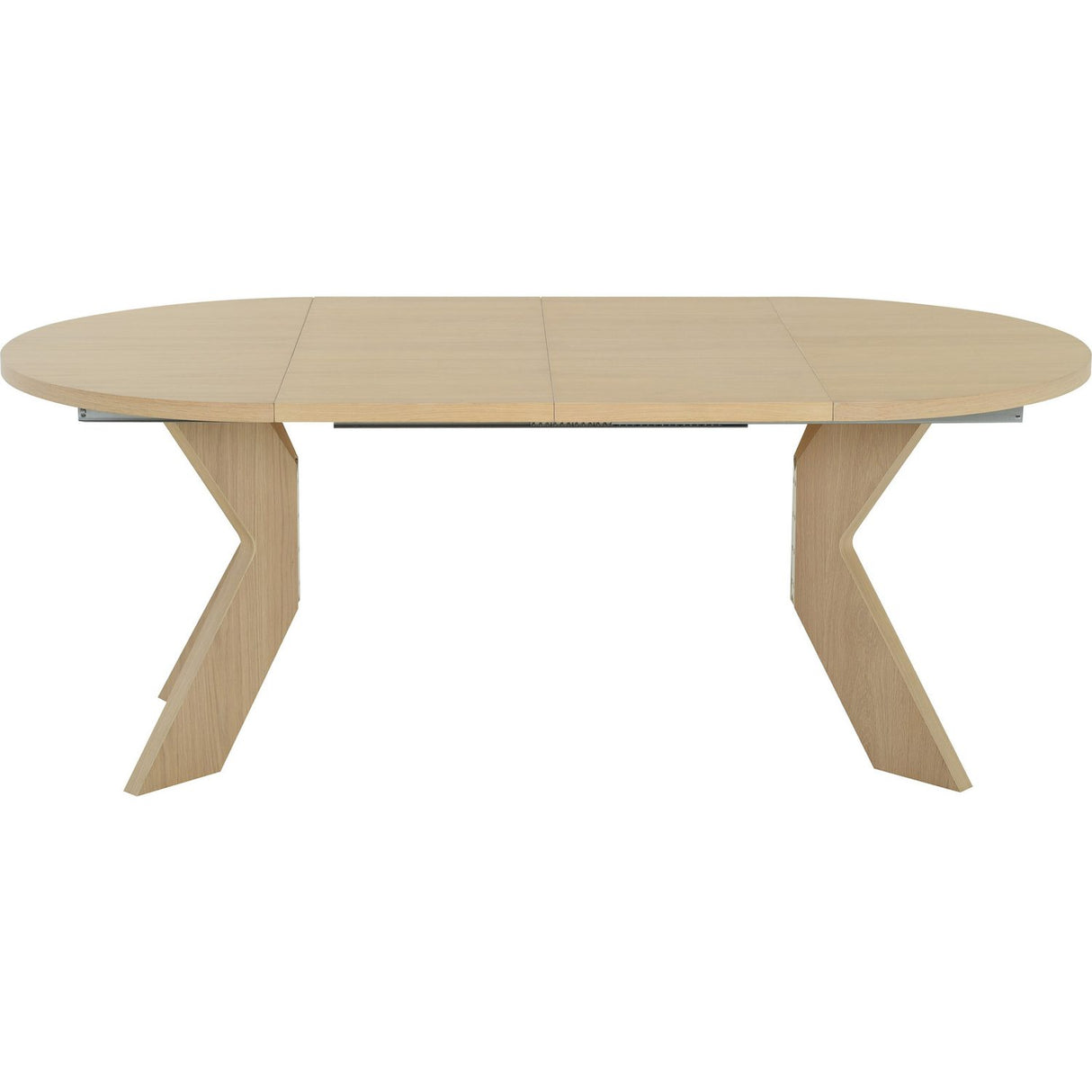 Alver Matbord Vitpigmenterad, Med 2 tillägg, 105 cm