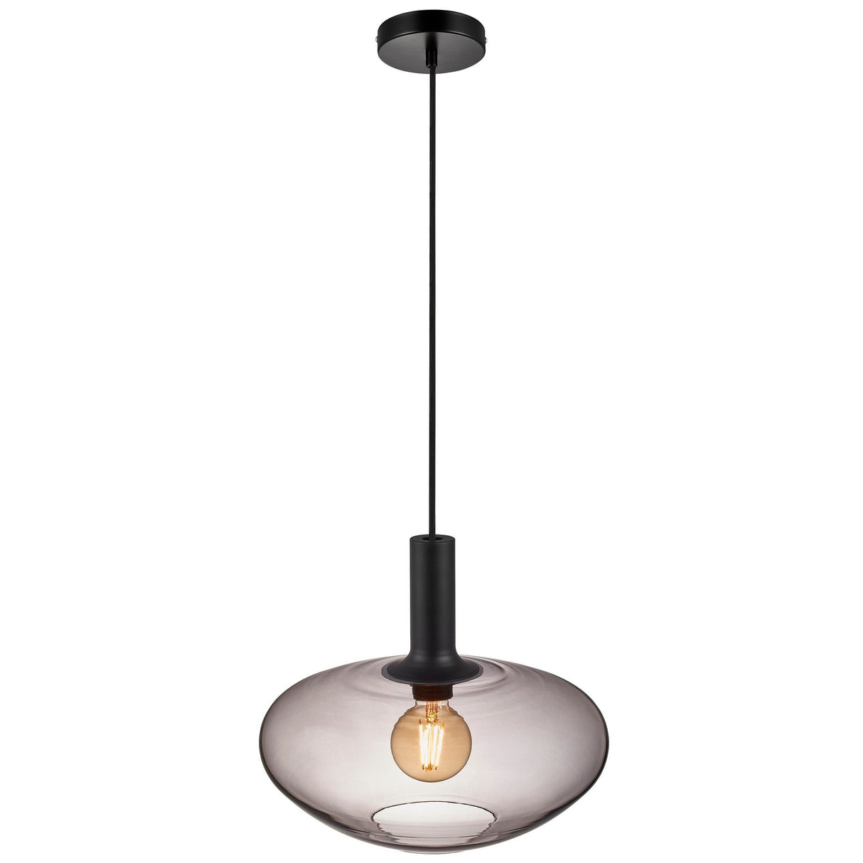 Alton Art Déco Taklampa Svart