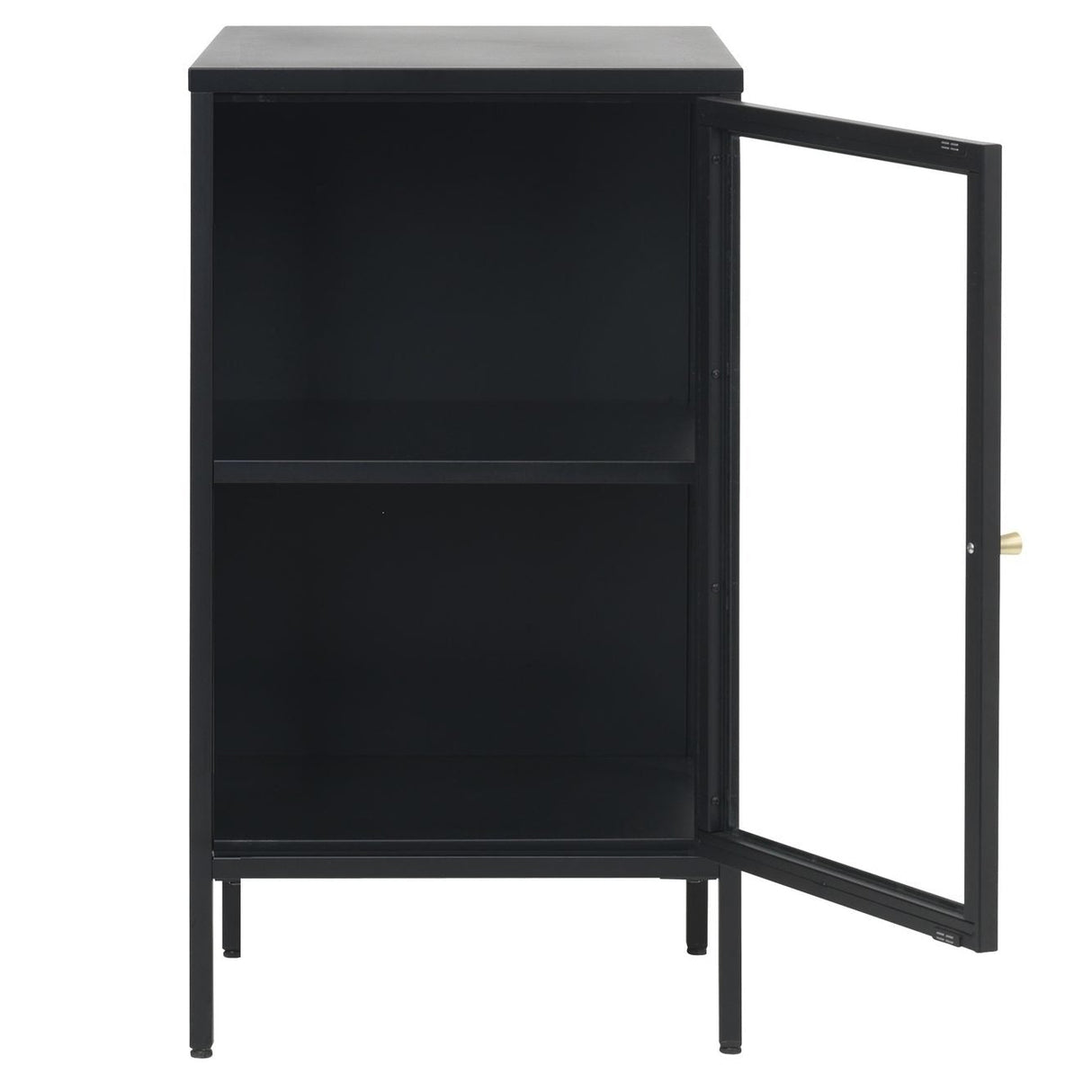 Milano Vitrinskåp Litet Svart