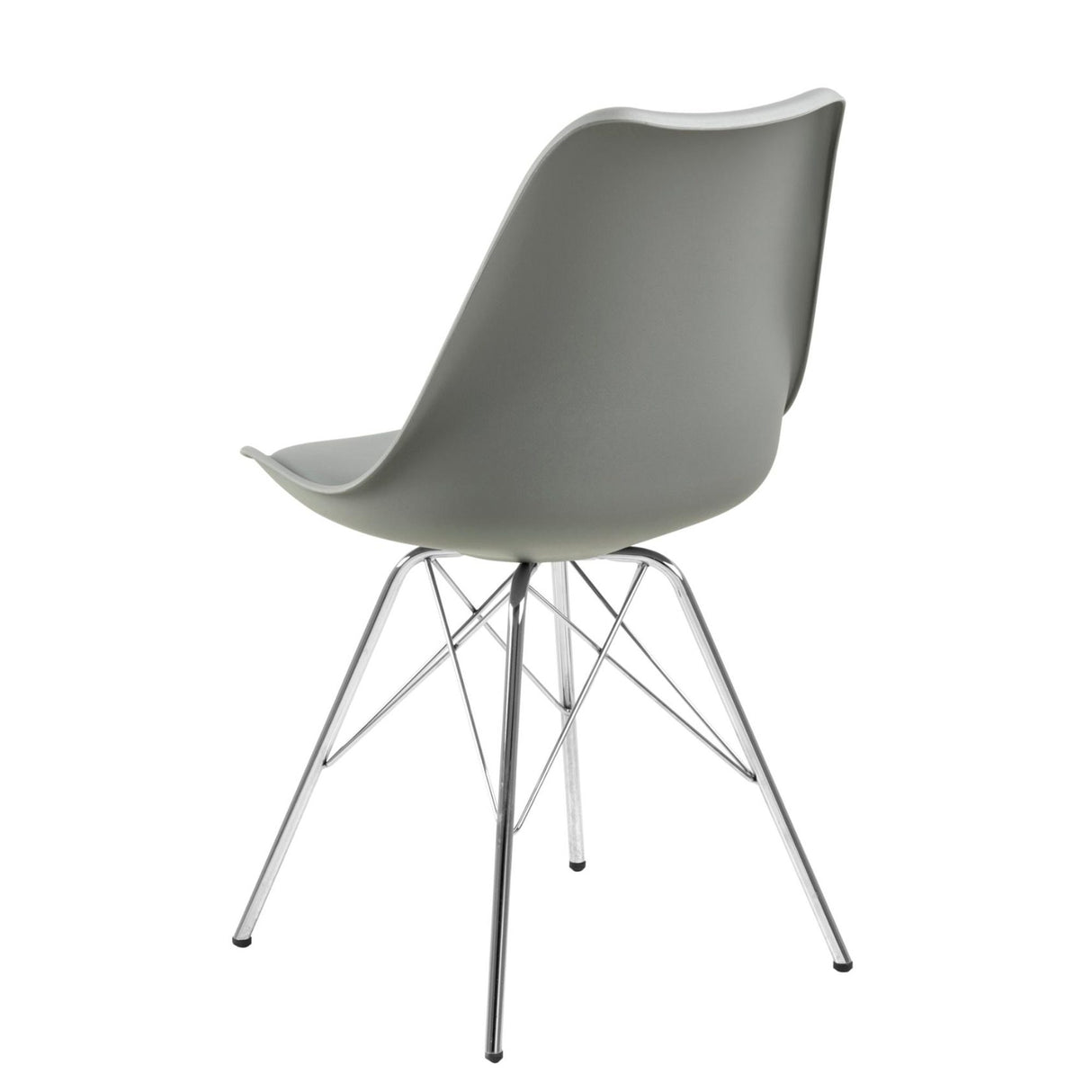 Shibuya Matstol PU Grå/Krom