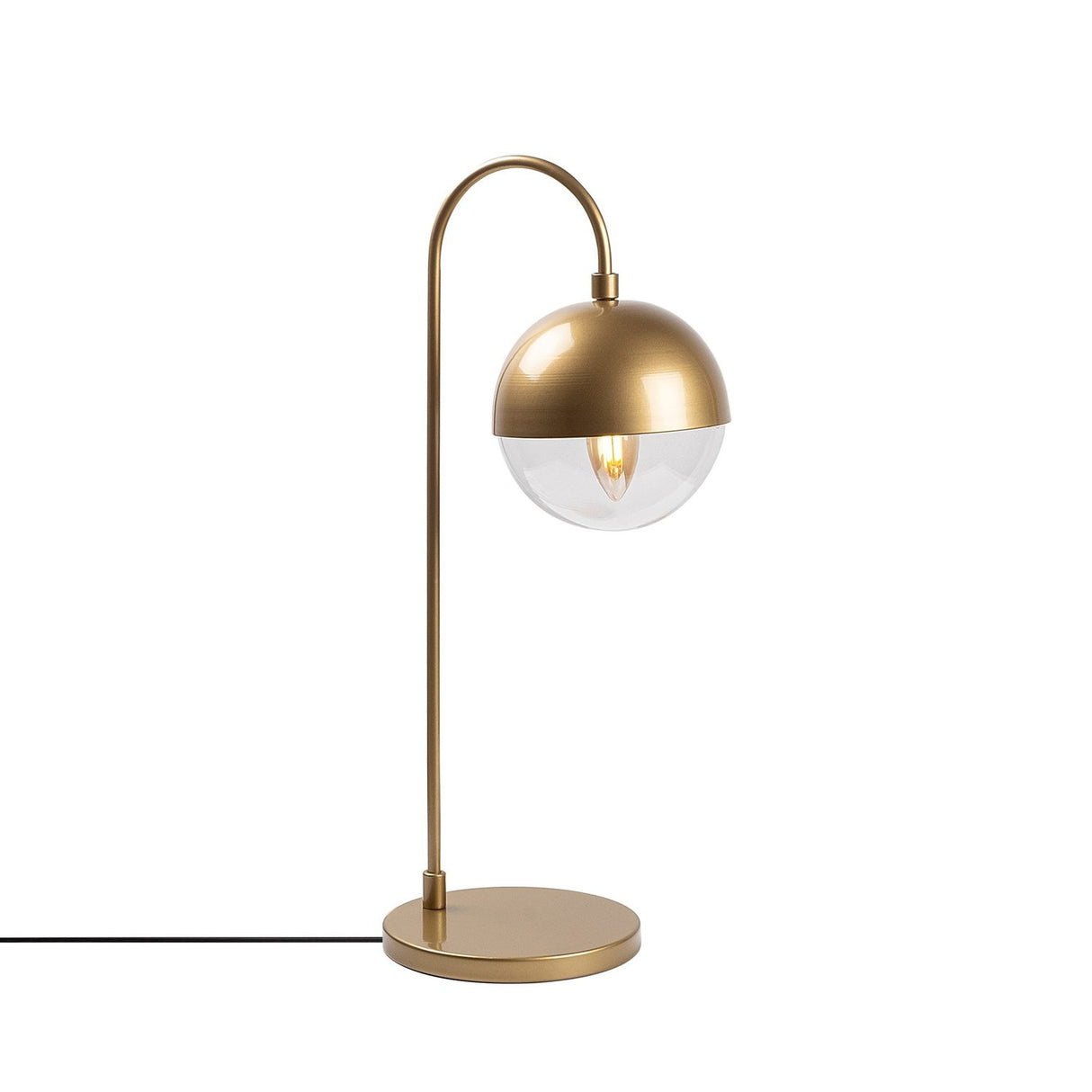 Horn (18 x 25 x 53 cm) Guld Bordslampa
