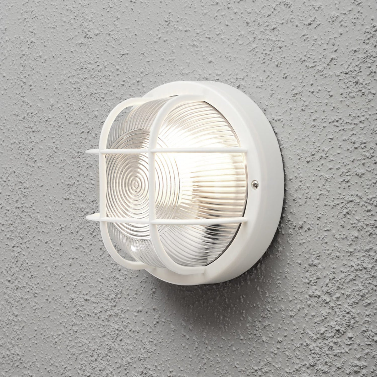 Mantova E27 Vägglampa Ute Vit