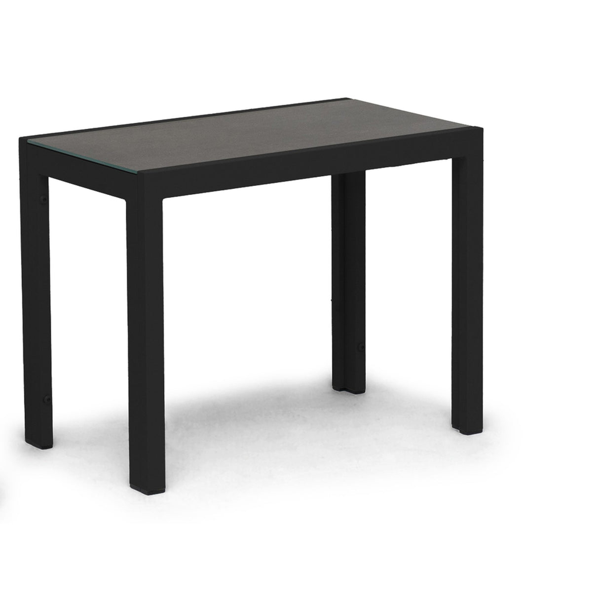 Hånger Utesidobord 35x60 cm Svart