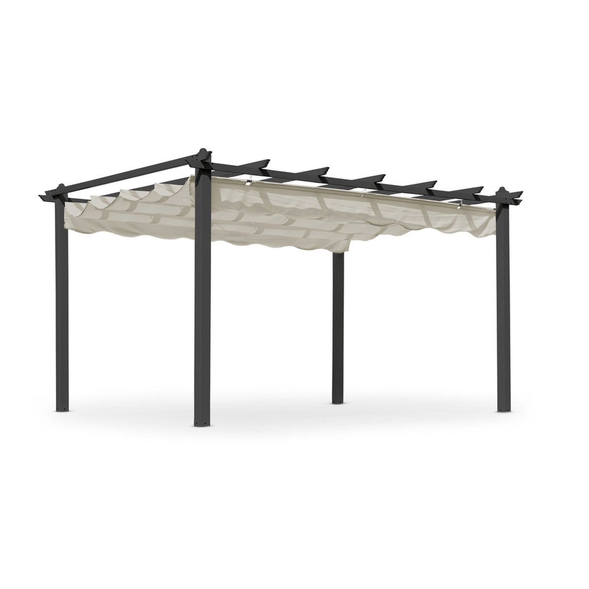 Skanör Pergola 300x400 cm Svart/Sand