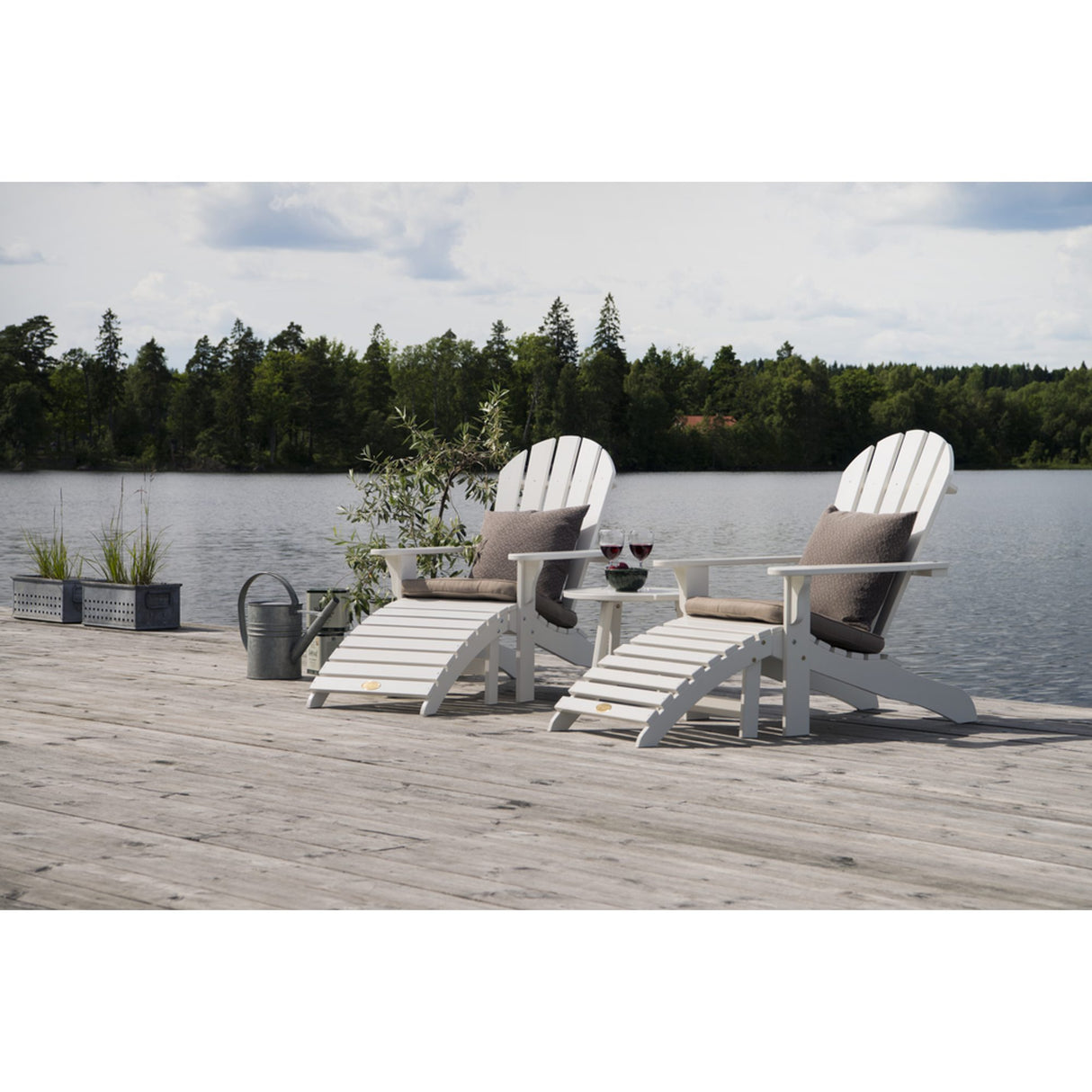 Tennessee Däckstol Vit