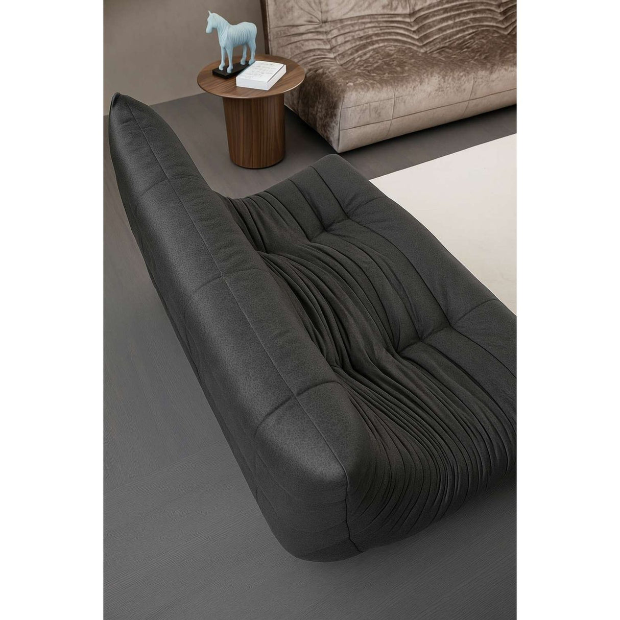 Liza 2-sits soffa Mörkgrå