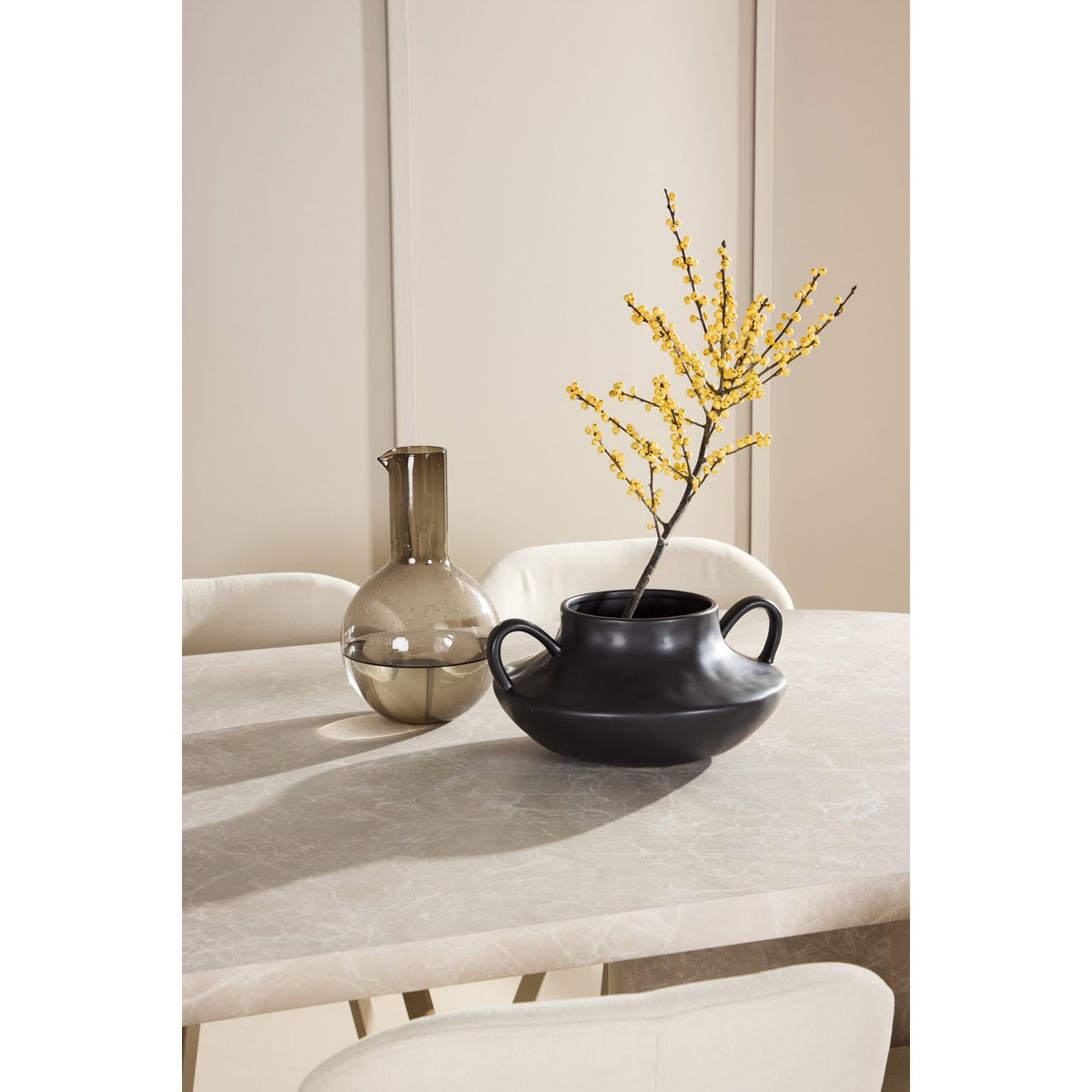 Narvik, Lilja Oval matgrupp Beige, Beige, 200 x 100