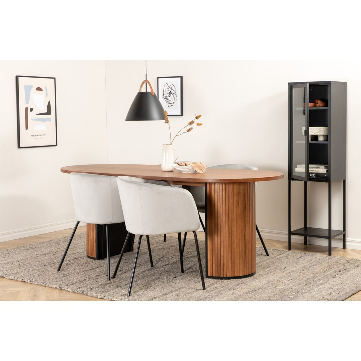 Bianca, Berit Oval matgrupp Natur