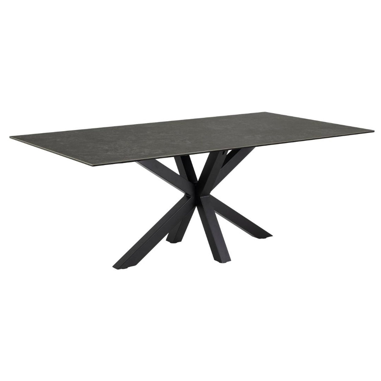 Verdun Matbord 200x100 cm Svart Fairbanks