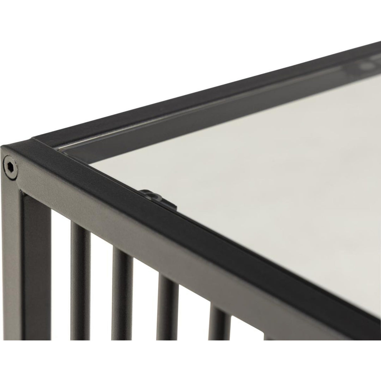 Auxerre Sidobord 40x40x40 cm Härdat glas