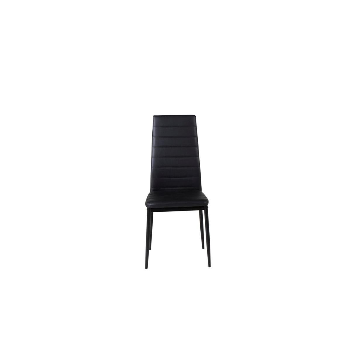 Slim Matstol Svart, PU, 48 x 98 x 42