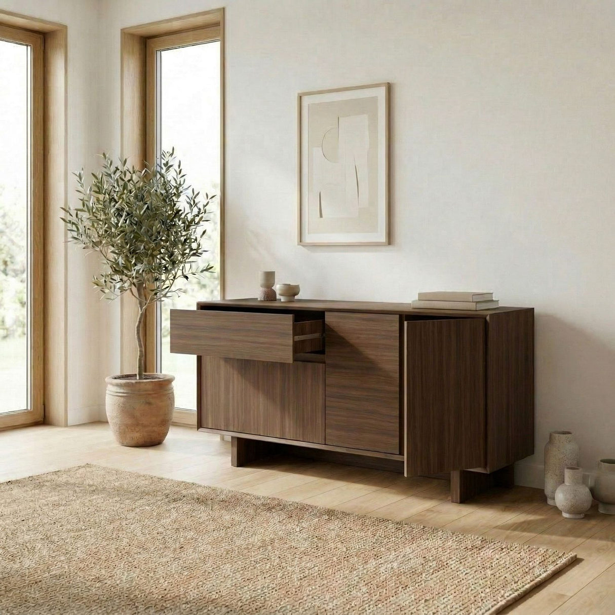 Tbilisi (146 x 76 x 45 cm) Konsolbord Nairobi Valnöt
