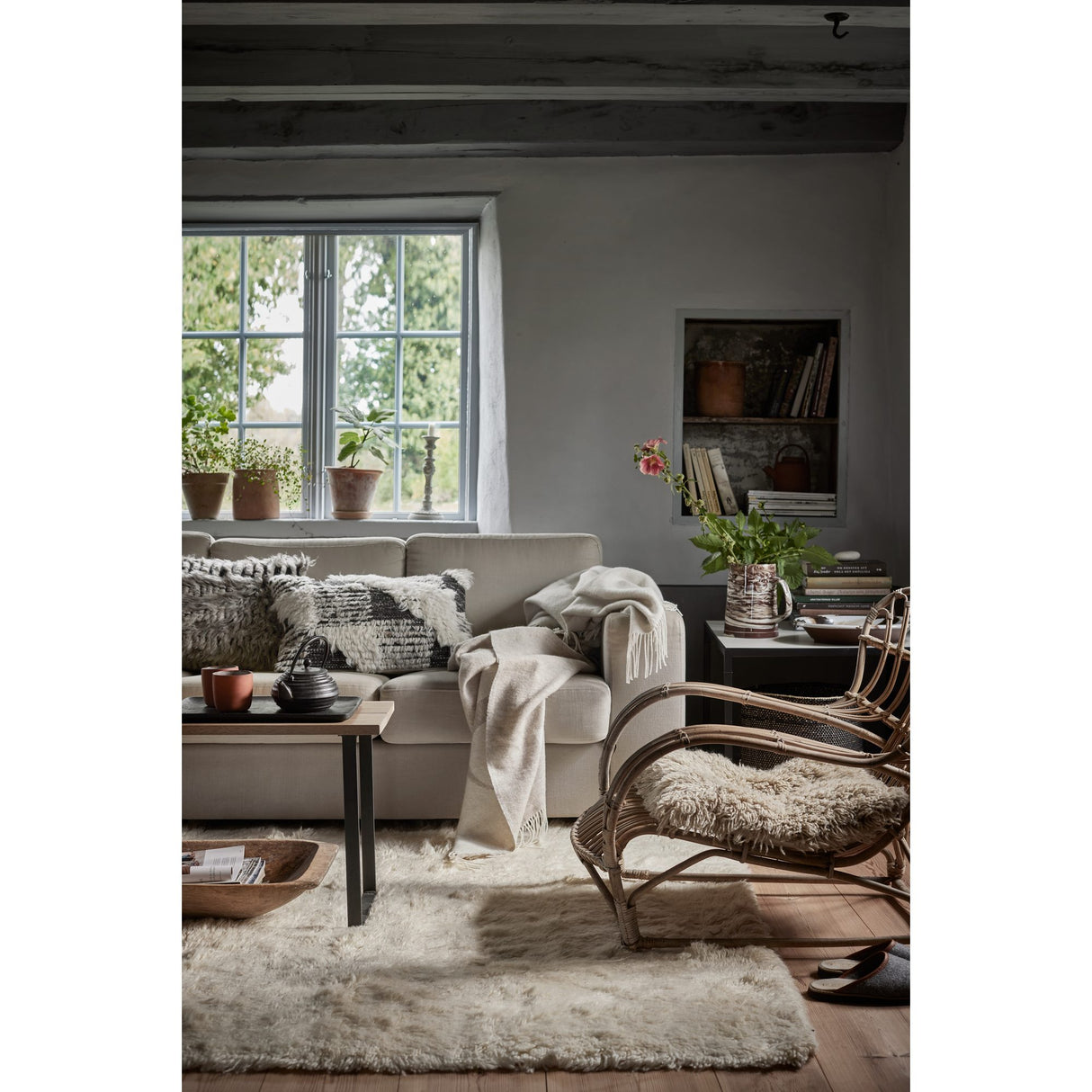 Cloudy Matta Naturvit