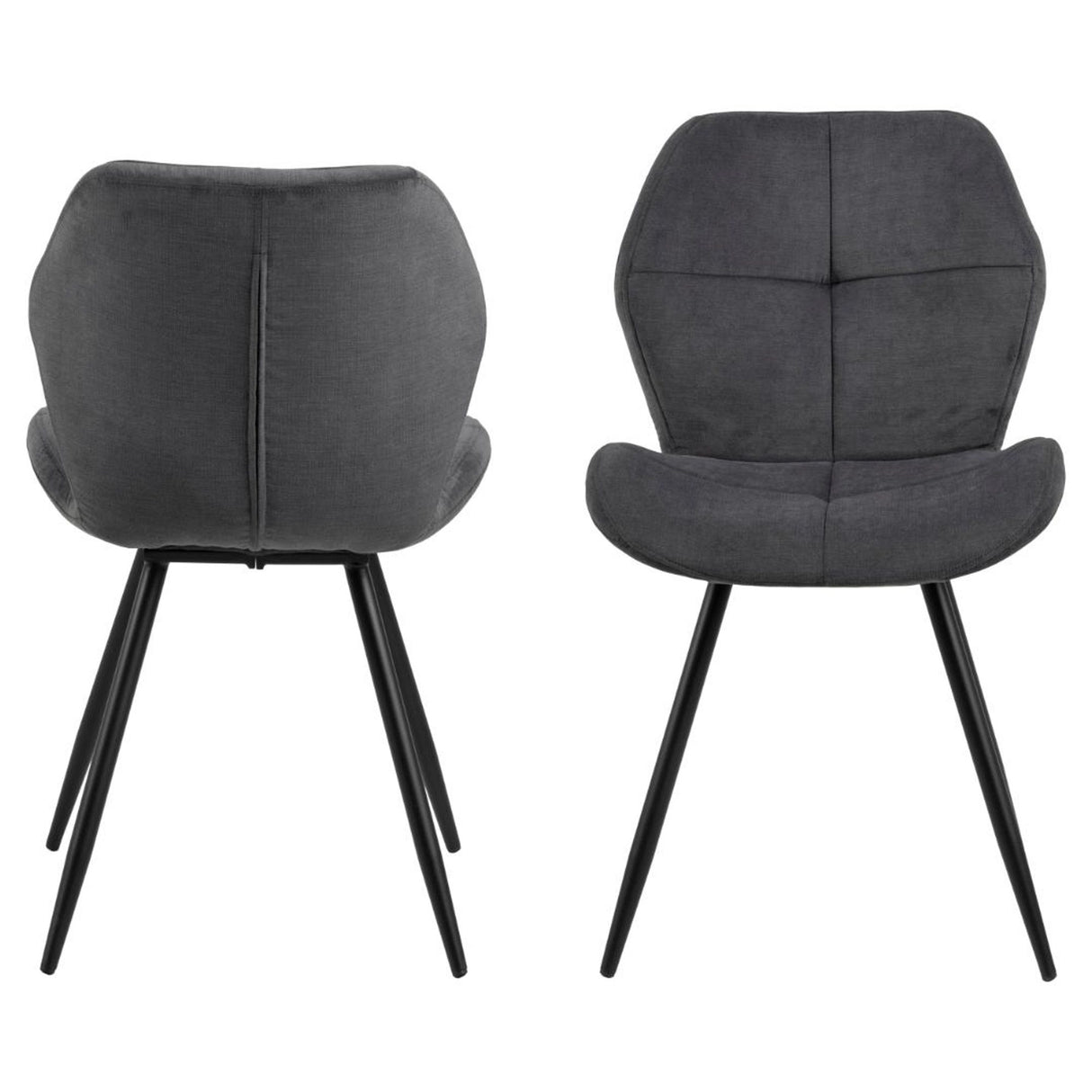 Chloe Matstol Holly tyg Antracit