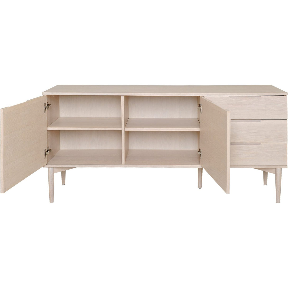 Karmöy Sideboard 2+3 Vitpigmenterad