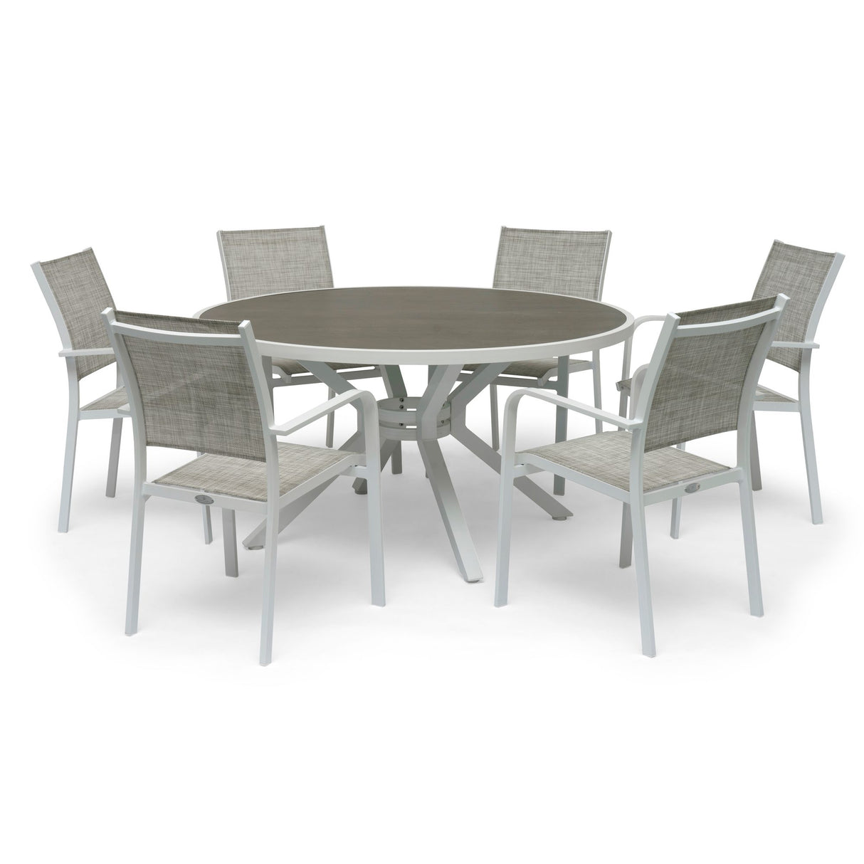 Hånger Utebord Ø140 cm Vit