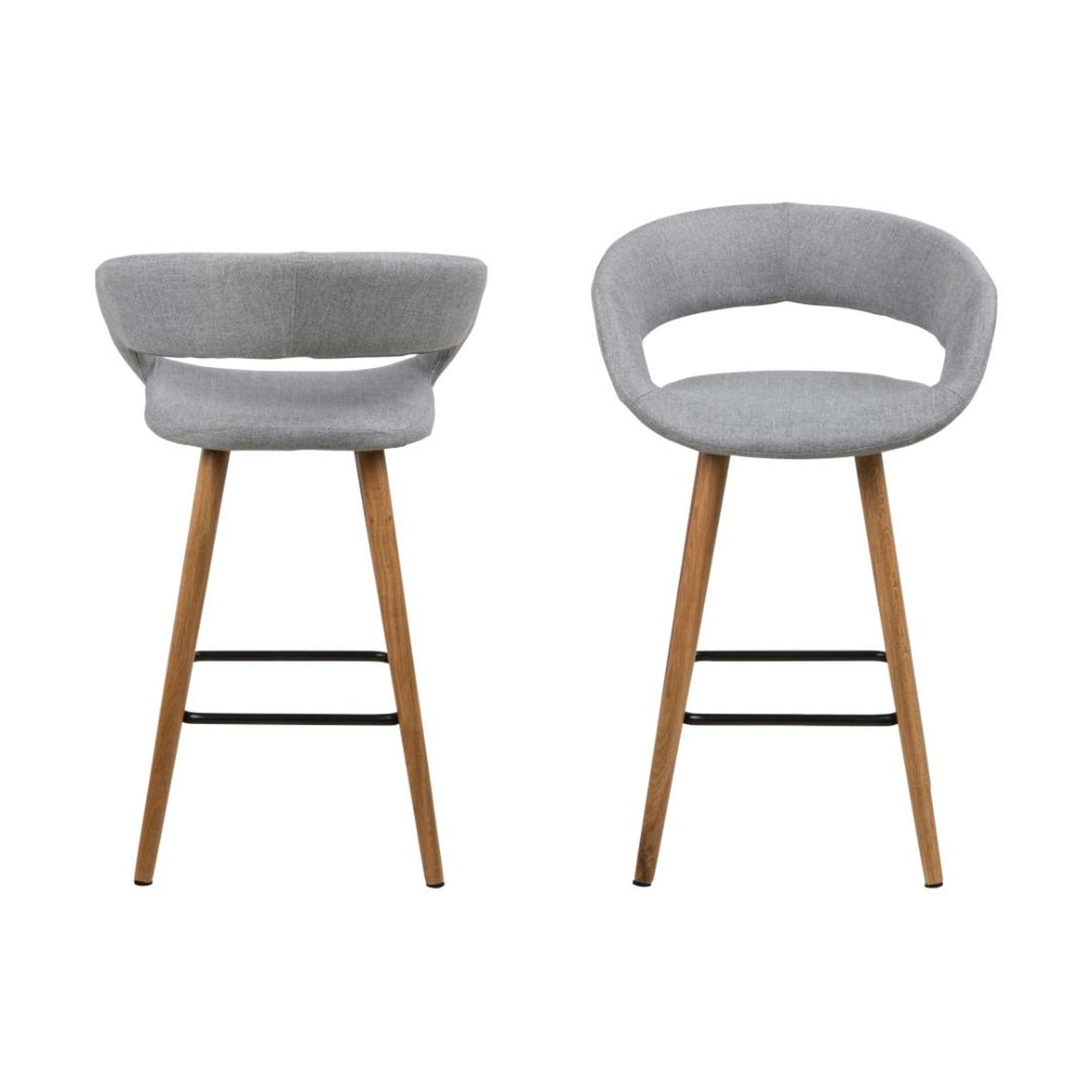 Tracy Barstol Corsica tyg Ljusgrå