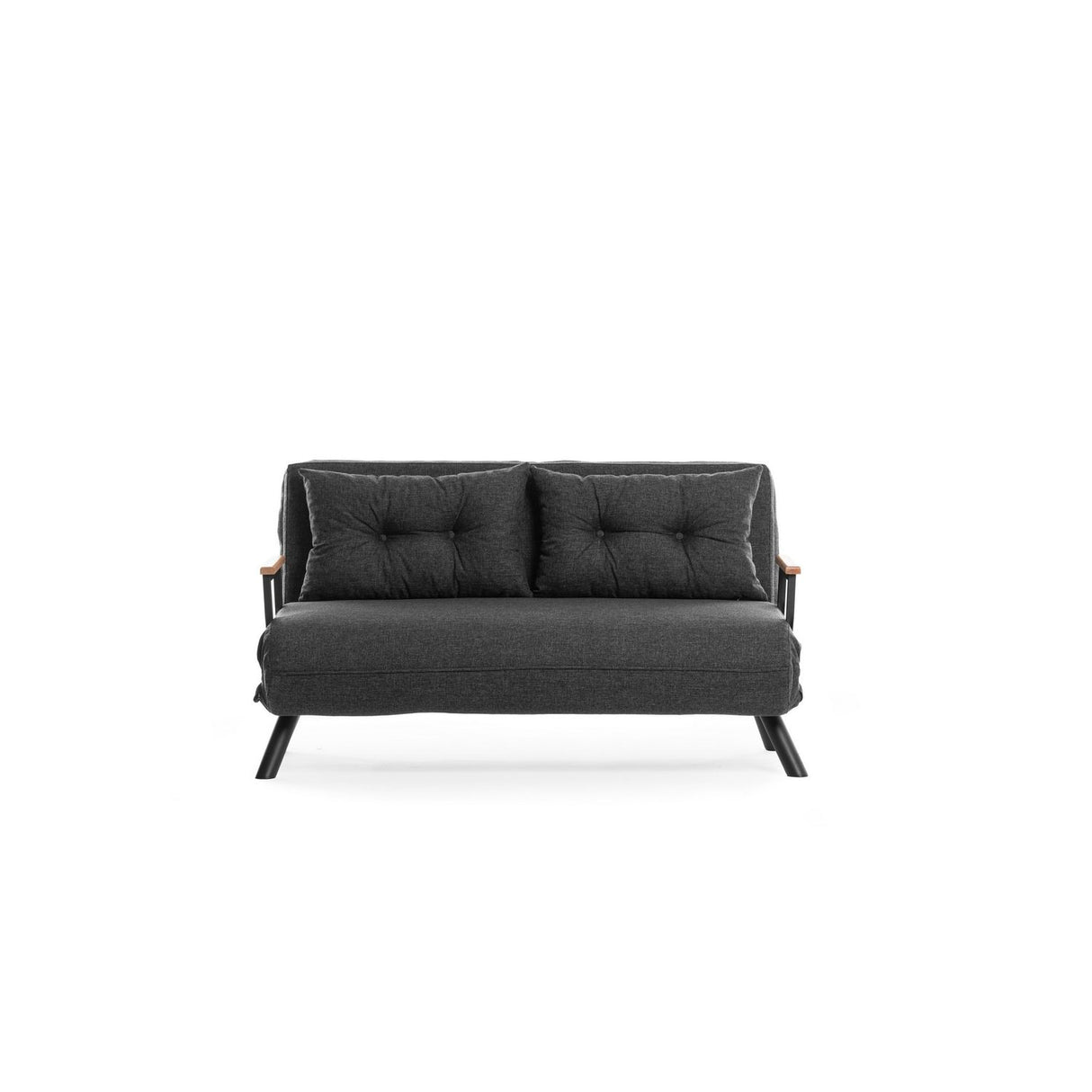 Apia 2-sits (25 x 134 x 121 cm) 2-sits bäddsoffa Mörkgrå