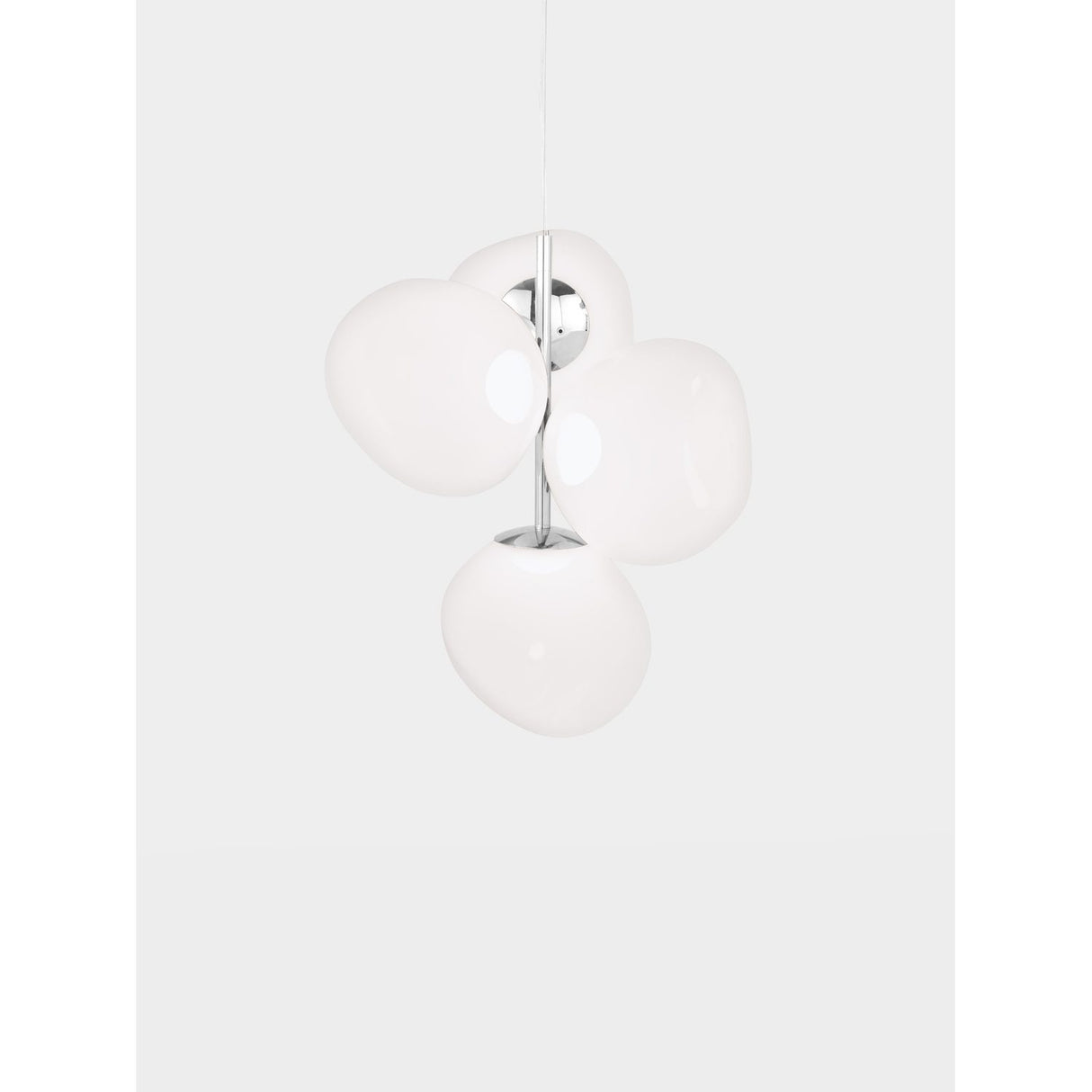 Melt Mini Ljuskrona Opalescent, Silver