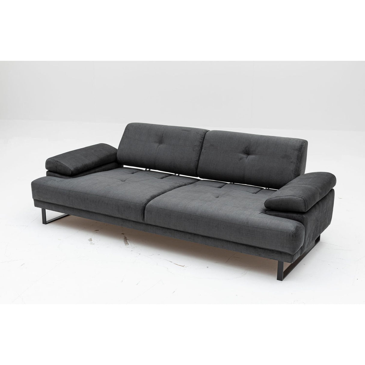 Quito (239 x 99 x 83 cm) 3-sits bäddsoffa Antracit